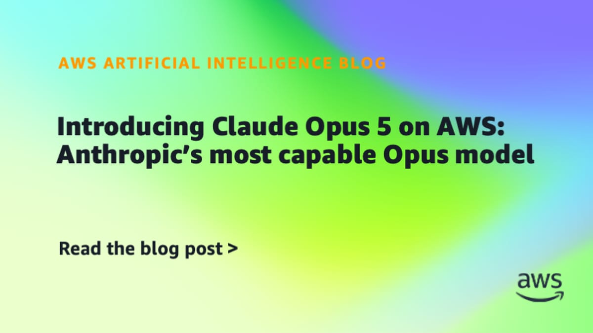 Opus 5 lands on AWS at half Fable price